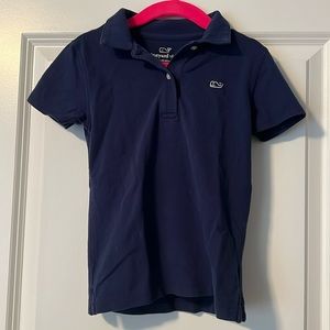 Vineyard Vines Girls Navy Polo